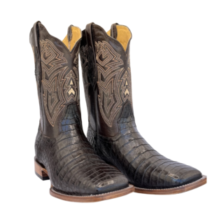 Bota de cocodrilo café — Horma Rodeo